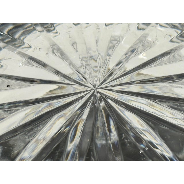 Cut Crystal Oval Vase, Vintage For Sale - Image 12 of 12