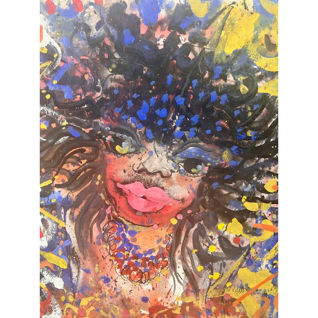 This is a fantastic Large Original Mixed Media Painting on Paper by Listed California Artist, Hendrik Grise (1914-1982)....