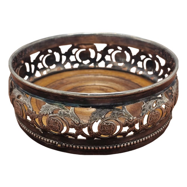 Art Nouveau Silver-Plated Champagne Coaster from WMF, 1890s For Sale