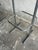 Industrial Vintage Industrial Bar Stools with Burgundy Seats, 1980s, Set of 3 For Sale - Image 3 of 8