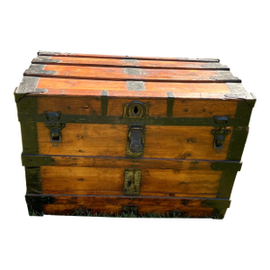 Late 19th Century Antique American Trunk