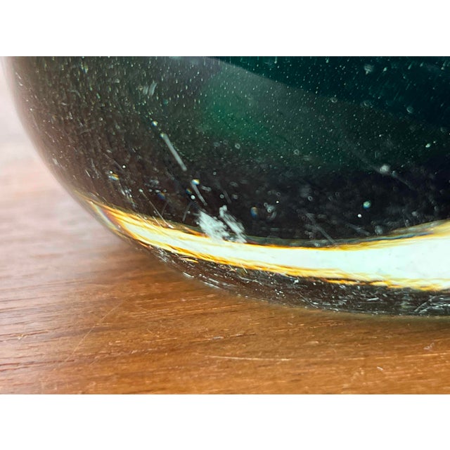 Vintage Italian Sommerso Murano Glass Bowl, 1970s For Sale - Image 14 of 15