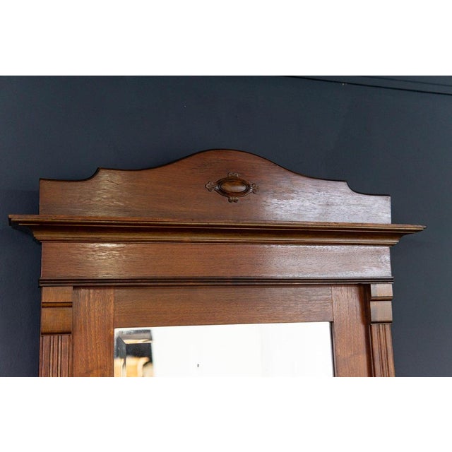 Art Nouveau Hallway Mirror For Sale - Image 3 of 6