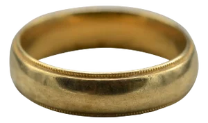 The Hammamet: Men's 14K Yellow Gold Classic Men's Wedding Band