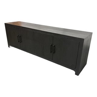 Restoration Hardware Davos Oak Media Console For Sale