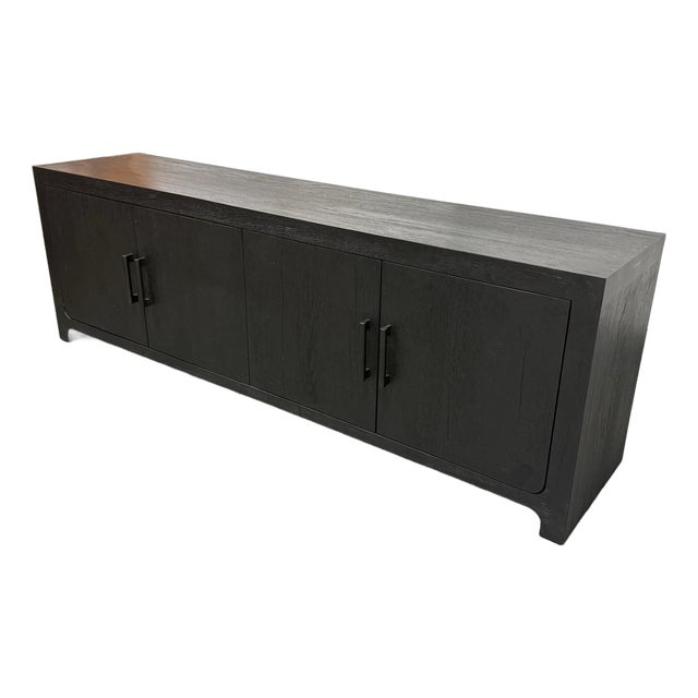 Restoration Hardware Davos Oak Media Console For Sale