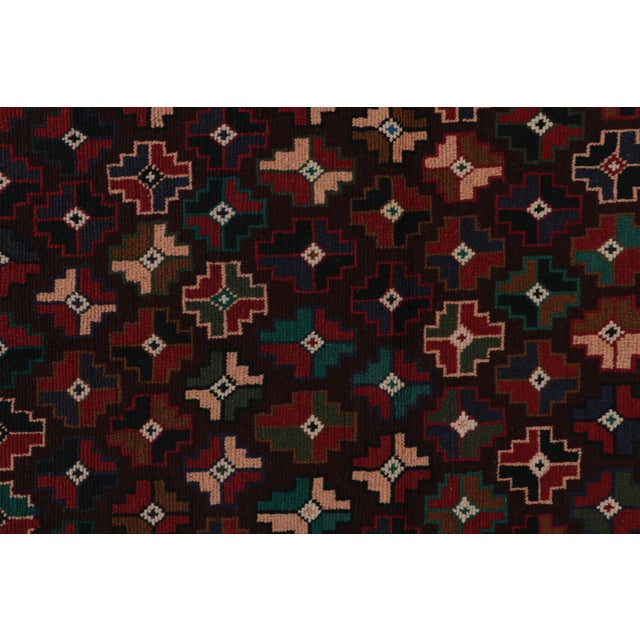 Rug & Kilim’s Kohistani Baluch Tribal Rug With Colorful Geometric Patterns For Sale In New York - Image 6 of 7