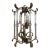 Vintage French Louis XVI Gilded Brass & Crystal Luminaire/Chandelier For Sale