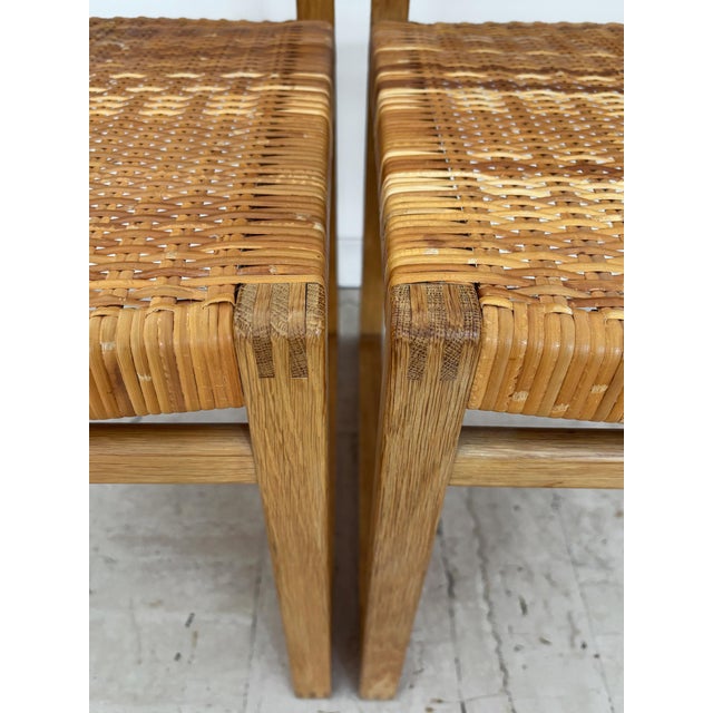 Mid-Century Scandinavian Oak Dining Room Chairs attributed to Børge Mogensen, Denmark, 1950s, Set of 6 For Sale - Image 16 of 18