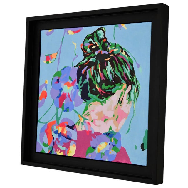 Frédérique Tristant, Violette & Capucine, 2024, Mixed Media, Set of 2 For Sale - Image 3 of 12