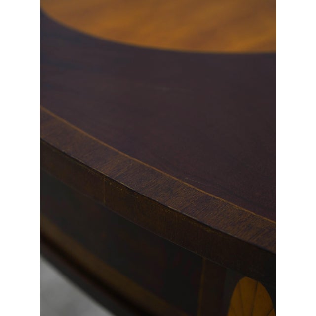 Pair of Mahogany Federal Style Inlaid Drop Side Pembroke Tables For Sale - Image 15 of 18