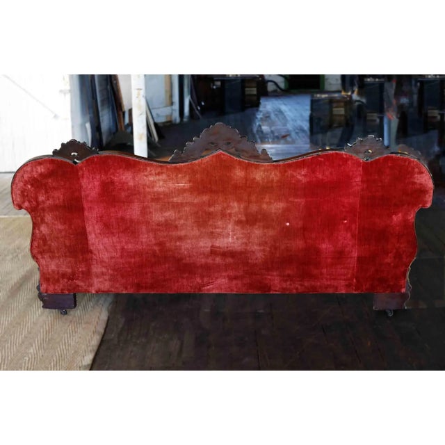 Mid 19th Century Sofa Antique Regency Mahogany Veneer For Sale - Image 5 of 9