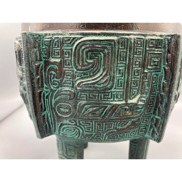 James Mont James Mont Verdigris Ice Bucket 10.5" For Sale - Image 4 of 7