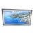 Large Mid-Century Style Mediterranean Coastal Village Framed Oil Painting - Signed "Linda" For Sale