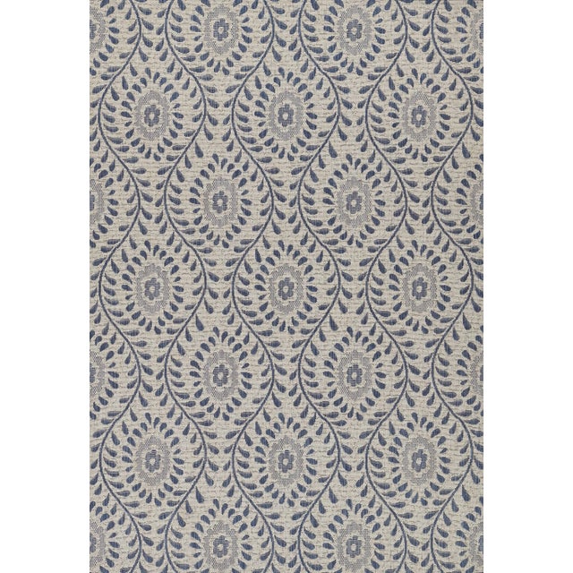Momeni Contemporary Indoor/Outdoor Riviera Vine Rug in Blue, 9' x 12' For Sale - Image 9 of 9