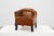 Brown Art Deco Walnut Stools with Velvet Upholstery, Italy, 1920s, Set of 2 For Sale - Image 8 of 13