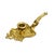 Rococo Vintage Rococo Revival Brass Chamberstick Candle Holder For Sale - Image 3 of 5
