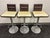 Mid-Century Modern Set of 3 MCM Allermuir "Scoop" Swivel Bar Stools Authentic Made in Uk For Sale - Image 3 of 12