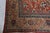 Orange Authentic 19th Century Persian Sultanabad Red Handmade Wool Rug For Sale - Image 8 of 8