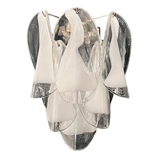 Vintage Italian Murano Glass Wall Lights, 1990, Set of 2 For Sale