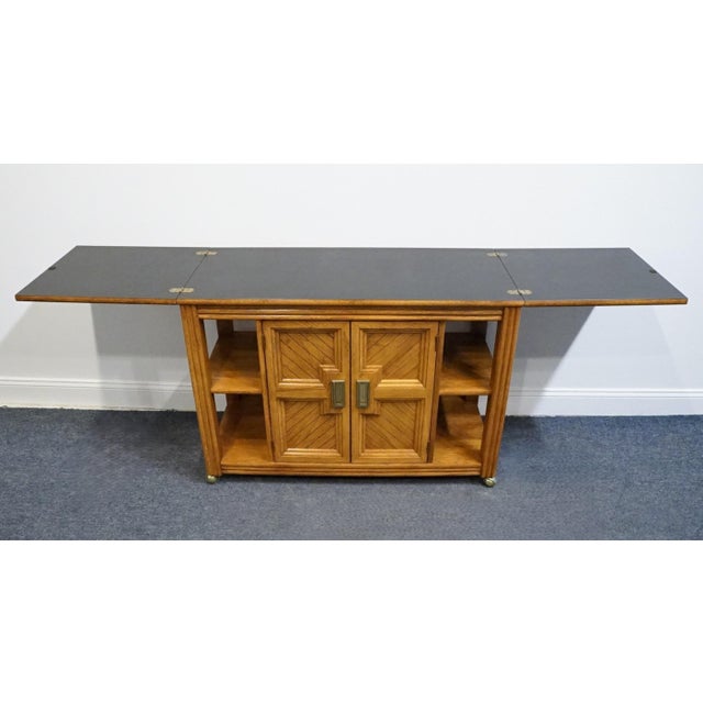 Thomasville Furniture Sundance Collection Contemporary Mediterranean 84" Flip-Top Server Buffet 42821-510 For Sale - Image 14 of 16