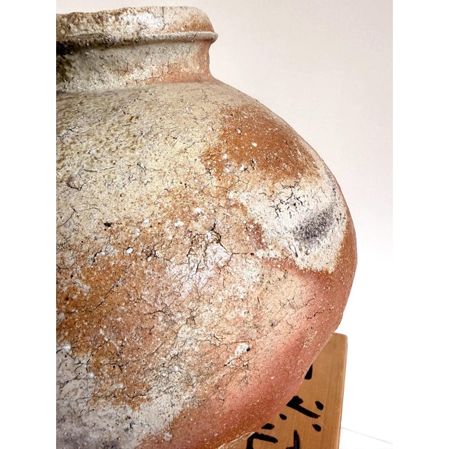 Large Japanese Contemporary Shigaraki Tsubo with Tomobako by Shiro Tsujimura For Sale - Image 10 of 18