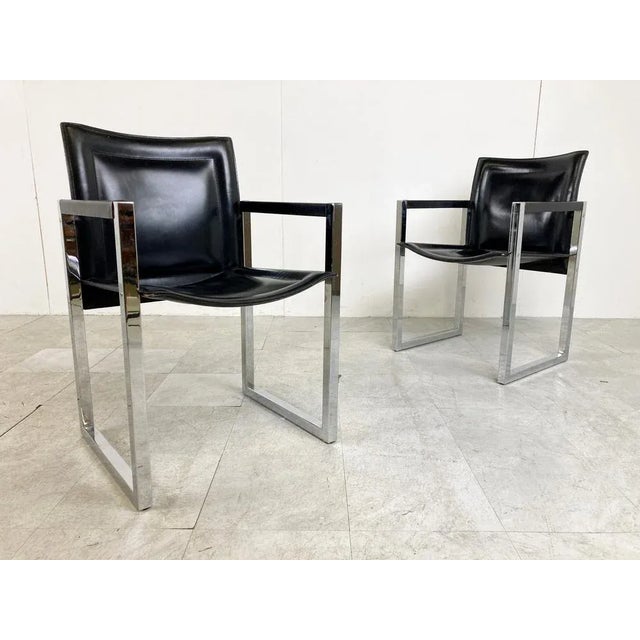 Vintage Dining Chairs by Arrben, 1980s, Set of 6 For Sale - Image 10 of 11