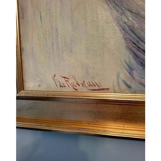 1930s European School Artist Portrait Composition, 1930s, Oil Painting on Canvas, Framed For Sale - Image 5 of 7