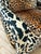 Modern Leopard Print Velvet Parsons Lounge Chairs, a Pair For Sale - Image 10 of 13
