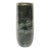Dark Green Nephrite Vase With Brass Rim For Sale