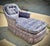 Traditional Vintage Down-Filled Custom Upholstered Chaise Lounge by Royal Upholstery For Sale - Image 3 of 13