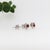 2020s Pretty Mozambique Ruby Studs With Natural Diamond Halo in Solid 14k White Gold For Sale - Image 5 of 6