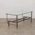 1940s French Iron and Glass Coffee Table For Sale - Image 4 of 14