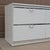 Contemporary 1980s Lane Post Modern Dresser With Chrome Accents For Sale - Image 3 of 7