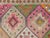 Beige 1960's Embroidery Multicolor Kilim Rug- 68"x104" For Sale - Image 8 of 13