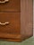 Mid 20th Century Four Drawer 1950s High Boy With Gold Hardware For Sale - Image 5 of 11