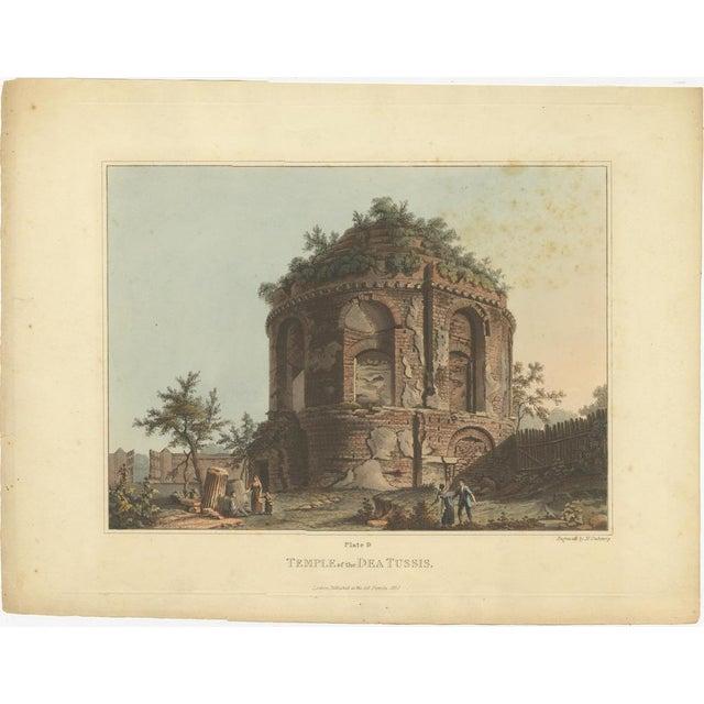 Mid 19th Century Dubourg, Illustrations of Ancient Buildings in Rome and Its Vicinity, 1844, Prints, Set of 5 For Sale - Image 5 of 10