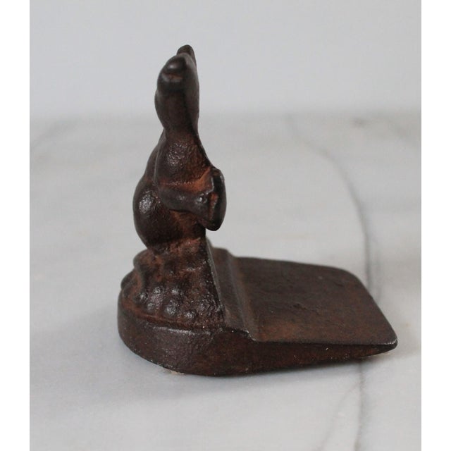 Vintage Cast Iron Mouse Doorstop For Sale In Milwaukee - Image 6 of 7