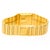 Metal Vintage Piaget Polo 7131 C 701 18k Gold Integral Bracelet Watch For Sale - Image 7 of 14