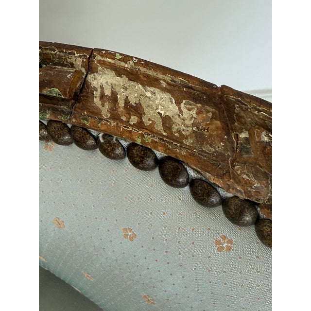 Late 19th Century Antique,French Provincial ,Louis XV ,Berger,Delicate Carved Wood Frame ,With Gilded Accent For Sale - Image 5 of 8