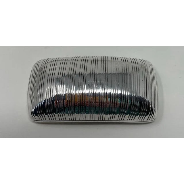 Antique Sterling Silver Box or Vinaigrette by Joseph Willmore Birmingham 1816 For Sale - Image 11 of 11