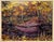 Original Tim Saska Acrylic on Canvas Landscape Painting – Circa 1990s – Framed, Signed Dimensions: Frame: 15.5"H x 18.5"W...