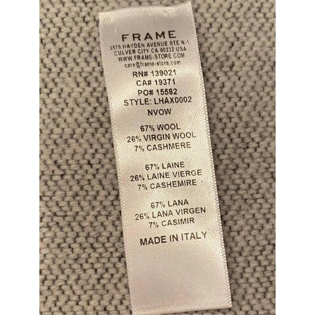 Textile Ritz Paris Hotel X Frame Blanket Navy Blue Cashmere Wool For Sale - Image 7 of 10