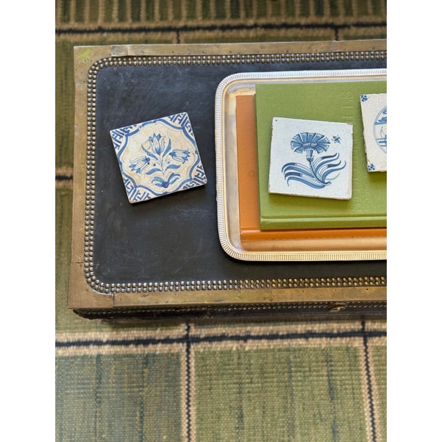 Ceramic 18th C Delft Tiles, Set of 3 For Sale - Image 7 of 7