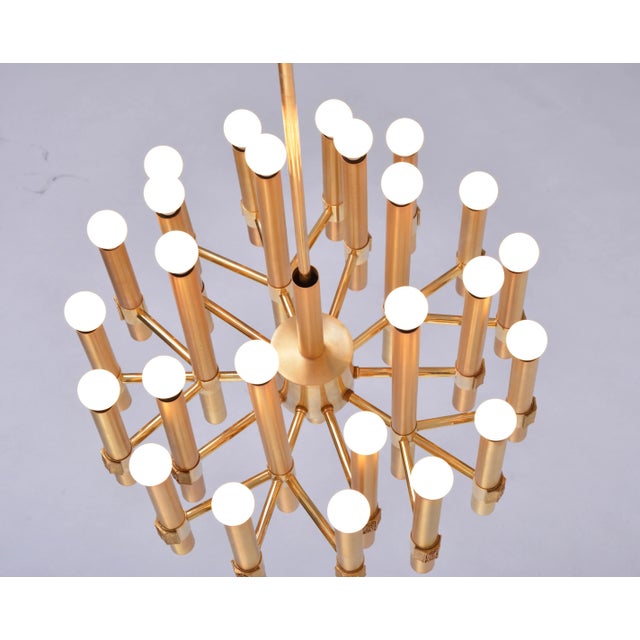 Mid-Century Modern Vintage Sputnik Chandelier by Angelo Brotto for Esperia For Sale - Image 3 of 13