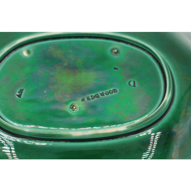 Late 19th Century Wedgwood Green Majolica Sweetmeat Dish For Sale In Raleigh - Image 6 of 6