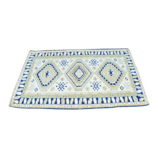 1960s Nomadic Distressed Area Rug For Sale