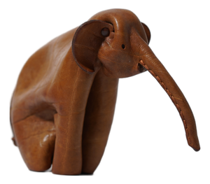 Mid-Century Modern Leather Elephant from Deru, 1960s