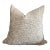 Belle Linen and Wool Blend Pillow With Down Insert For Sale