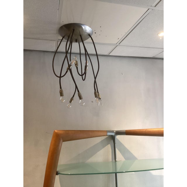 Metal Flexible Metal Ceiling Lamp, 1980 For Sale - Image 7 of 8